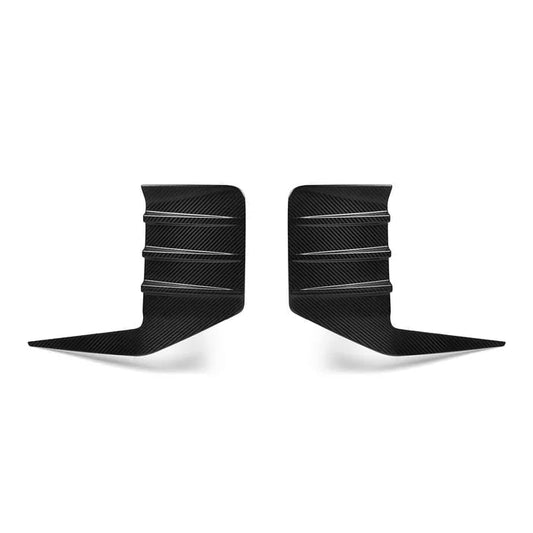 Kies-Motorsports R44 Performance MHC+ BMW M2 G87 Performance Style Rear Rear Bumper Inserts In Pre Preg Gloss Carbon Fibre (G87)