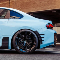 Kies-Motorsports R44 Performance MHC+ BMW M2 G87 Performance Style Rear Side Fender Trims In Pre Preg Gloss Carbon Fibre (G87)