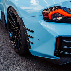 Kies-Motorsports R44 Performance MHC+ BMW M2 G87 Performance Style Rear Side Fender Trims In Pre Preg Gloss Carbon Fibre (G87)