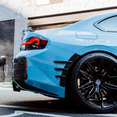 Kies-Motorsports R44 Performance MHC+ BMW M2 G87 Performance Style Rear Side Fender Trims In Pre Preg Gloss Carbon Fibre (G87)