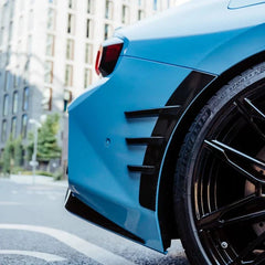 Kies-Motorsports R44 Performance MHC+ BMW M2 G87 Performance Style Rear Side Fender Trims In Pre Preg Gloss Carbon Fibre (G87)