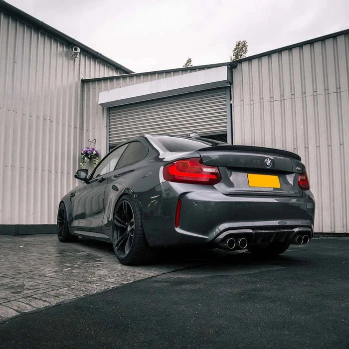Kies-Motorsports R44 Performance MHC+ BMW M2/M2 Competition Performance Style Rear Diffuser In Gloss Pre Preg Carbon Fibre (F87)