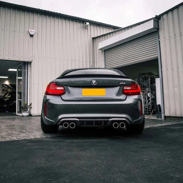 Kies-Motorsports R44 Performance MHC+ BMW M2/M2 Competition Performance Style Rear Diffuser In Gloss Pre Preg Carbon Fibre (F87)