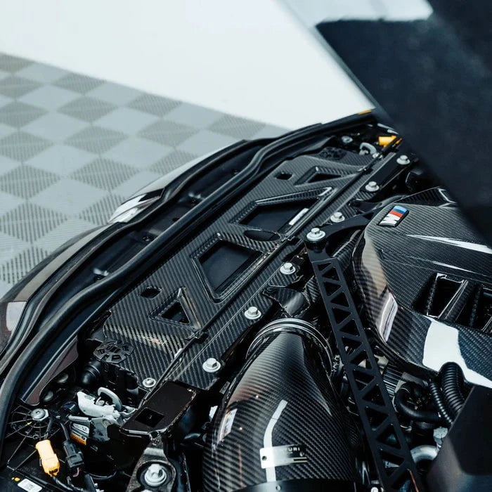 Kies-Motorsports R44 Performance MHC+ BMW M2/M3/M4 Full Replacement Radiator Cooling Shroud Slam Panel In Pre Preg Carbon Fibre (G80/G81/G82/G83/G87)