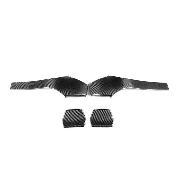 Kies-Motorsports R44 Performance MHC+ BMW M2/M3/M4 Seat Back Covers In Gloss Pre Preg Carbon Fibre (F87/F80/F82/F83)