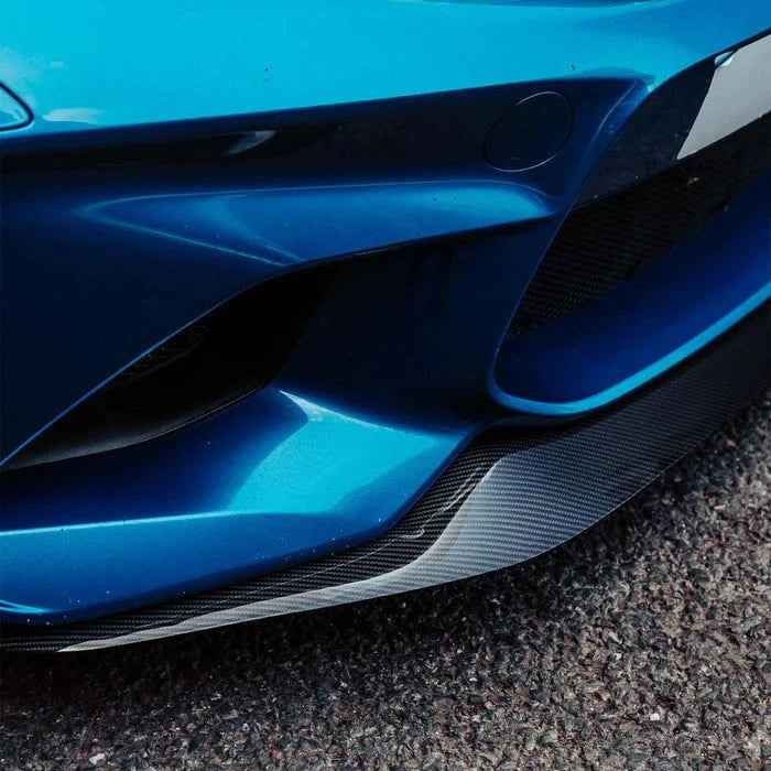 Kies-Motorsports R44 Performance MHC+ BMW M2 N55 GT Style Front Splitter In Gloss Pre Preg Carbon Fibre (F87)