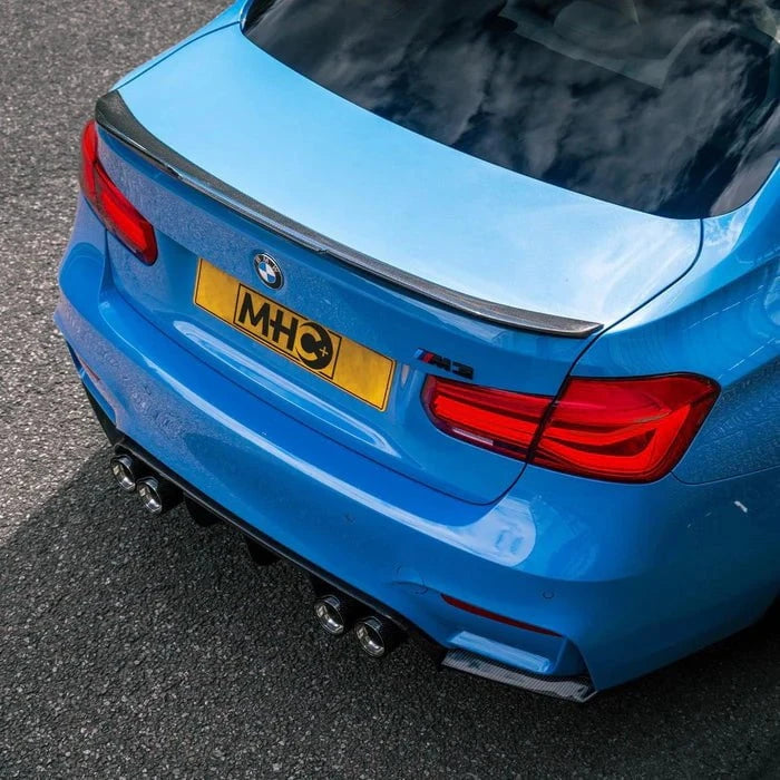 Kies-Motorsports R44 Performance MHC+ BMW M3/3 Series Ducktail Style Spoiler In Pre Preg Carbon Fibre (F80/F30)