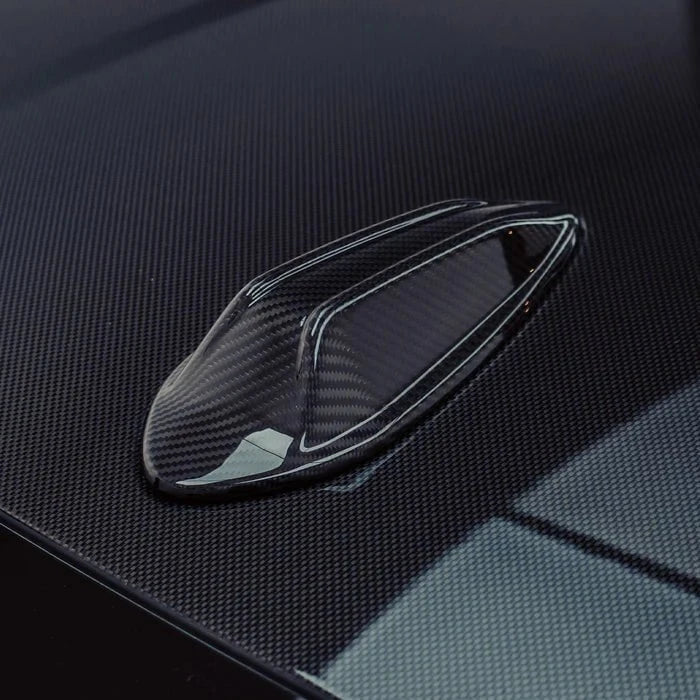 Kies-Motorsports R44 Performance MHC+ BMW M3/3 Series LCI Shark Fin Antenna Cover In Gloss Pre Preg Carbon Fibre (G80/G81/G20/G21 2023+)