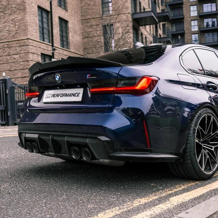 Kies-Motorsports R44 Performance MHC+ BMW M3 Ducktail Style Rear Spoiler In Pre Preg Carbon Fibre (G80)