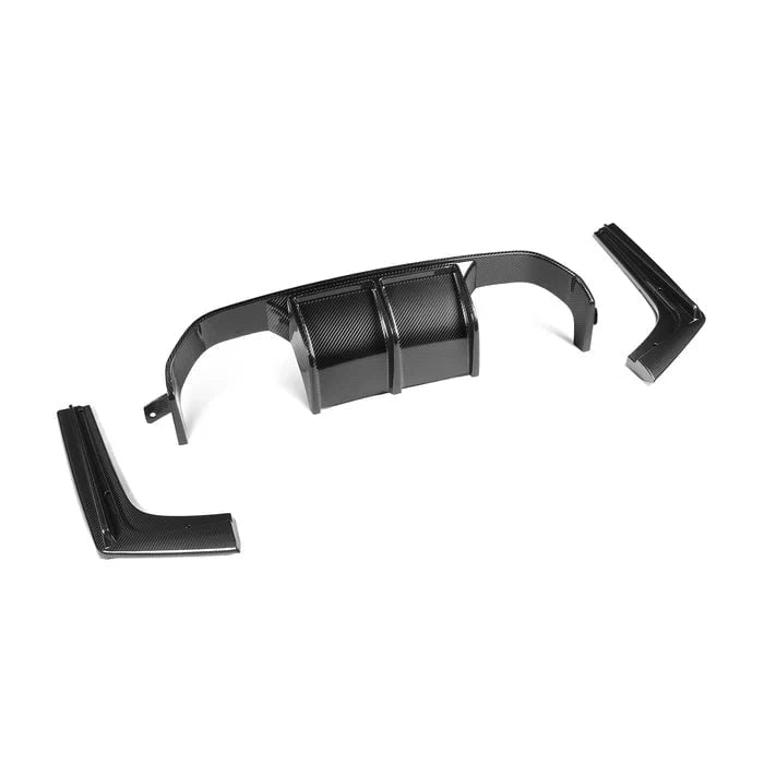 Kies-Motorsports R44 Performance MHC+ BMW M3/M4 Aggressive 3 Piece Rear Diffuser Gloss Pre Preg Carbon Fibre (F80/F82/F83)