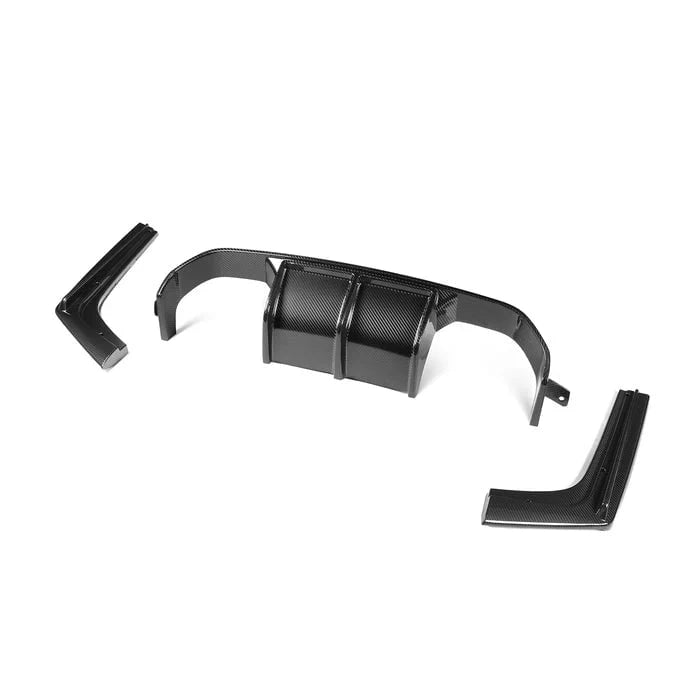 Kies-Motorsports R44 Performance MHC+ BMW M3/M4 Aggressive 3 Piece Rear Diffuser Gloss Pre Preg Carbon Fibre (F80/F82/F83)
