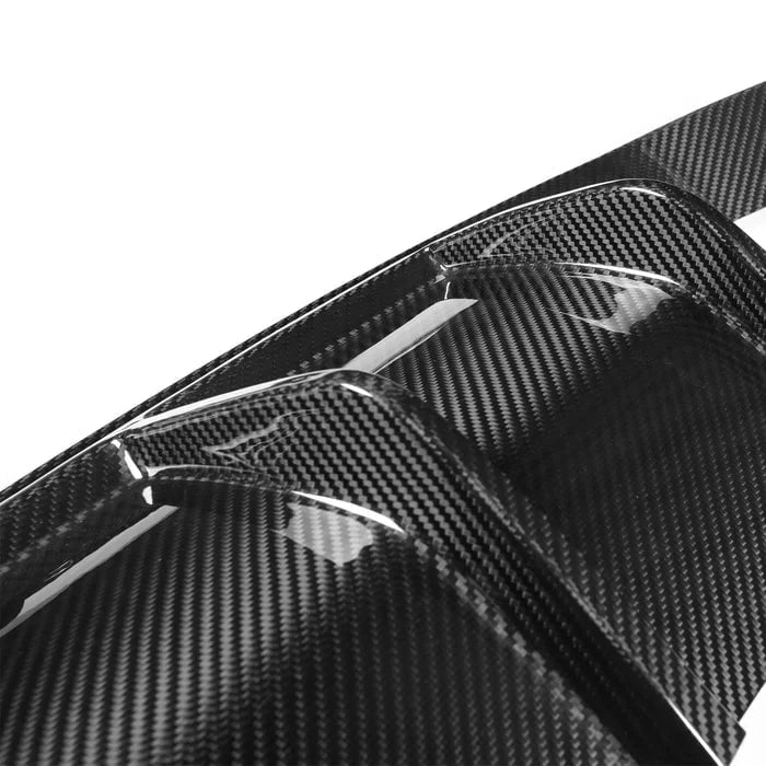 Kies-Motorsports R44 Performance MHC+ BMW M3/M4 Aggressive 3 Piece Rear Diffuser Gloss Pre Preg Carbon Fibre (F80/F82/F83)