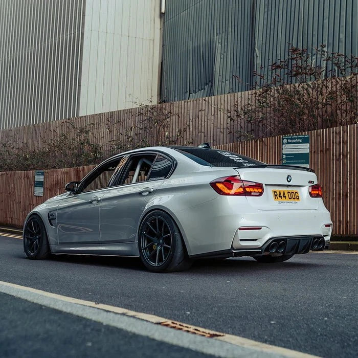 Kies-Motorsports R44 Performance MHC+ BMW M3/M4 Aggressive 3 Piece Rear Diffuser Gloss Pre Preg Carbon Fibre (F80/F82/F83)