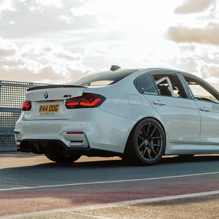 Kies-Motorsports R44 Performance MHC+ BMW M3/M4 Aggressive 3 Piece Rear Diffuser Gloss Pre Preg Carbon Fibre (F80/F82/F83)
