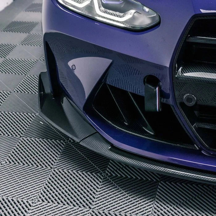 Kies-Motorsports R44 Performance MHC+ BMW M3/M4 CSL Style Front Splitter In Pre Preg Carbon Fibre (G80/G81/G82/G83)