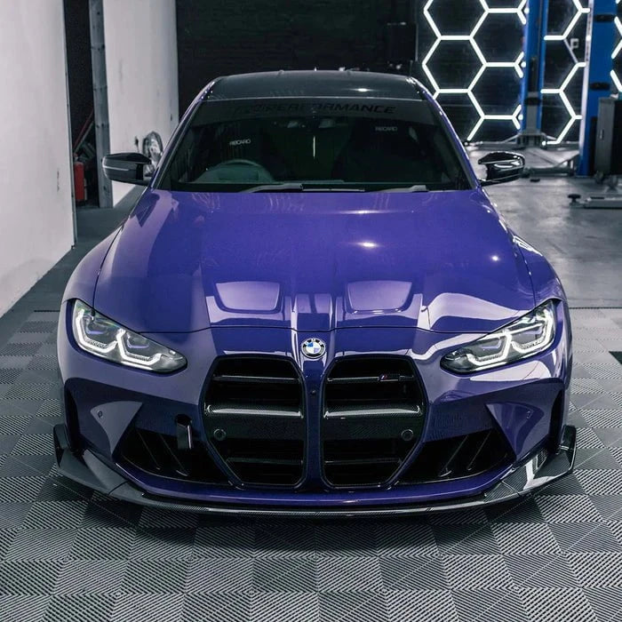 Kies-Motorsports R44 Performance MHC+ BMW M3/M4 CSL Style Front Splitter In Pre Preg Carbon Fibre (G80/G81/G82/G83)