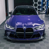 Kies-Motorsports R44 Performance MHC+ BMW M3/M4 CSL Style Front Splitter In Pre Preg Carbon Fibre (G80/G81/G82/G83)