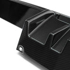 Kies-Motorsports R44 Performance MHC+ BMW M3/M4 DF1 LED Rear Diffuser In Gloss Pre Preg Carbon Fibre (G80/G81/G82/G83)