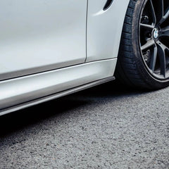 Kies-Motorsports R44 Performance MHC+ BMW M3/M4 Full Length Performance Side Skirts In Gloss Pre Preg Carbon Fibre (F80/F82/F83)