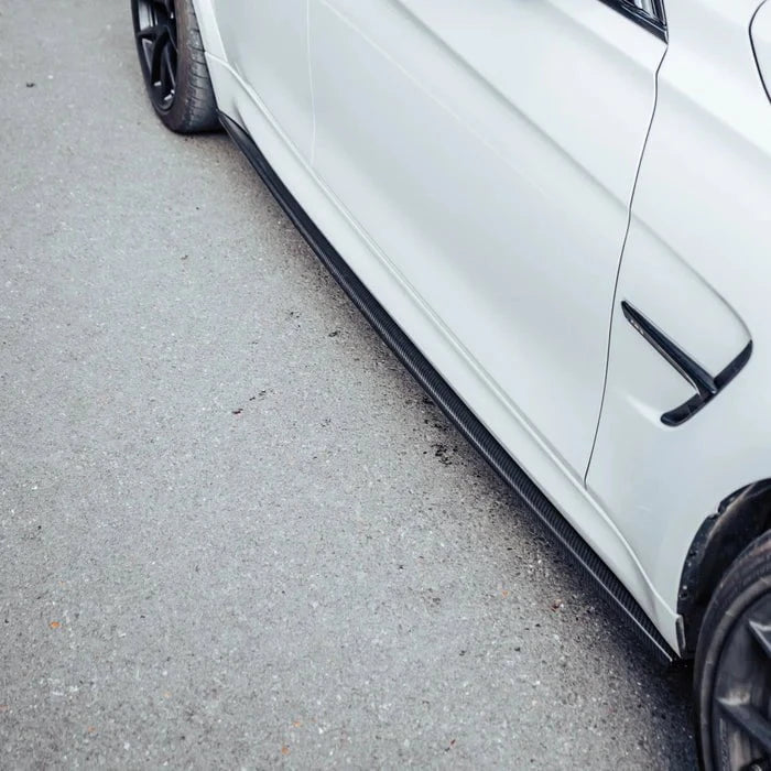 Kies-Motorsports R44 Performance MHC+ BMW M3/M4 Full Length Performance Side Skirts In Gloss Pre Preg Carbon Fibre (F80/F82/F83)