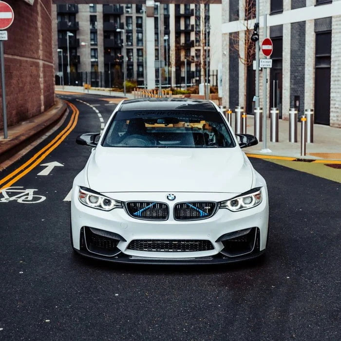 Kies-Motorsports R44 Performance MHC+ BMW M3/M4 GT Style Front Splitter In Gloss Pre Preg Carbon Fibre (F80/F82/F83)