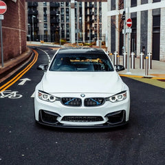 Kies-Motorsports R44 Performance MHC+ BMW M3/M4 GT Style Front Splitter In Gloss Pre Preg Carbon Fibre (F80/F82/F83)