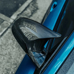 Kies-Motorsports R44 Performance MHC+ BMW M3/M4/M2 Competition RHD Wing Mirror Covers In Pre Preg Carbon Fibre (F80/F82/F83/F87)