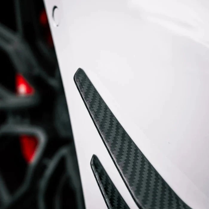Kies-Motorsports R44 Performance MHC+ BMW M3/M4 Performance Style Canards In Pre Preg Carbon Fibre (G80/G81/G82/G83)