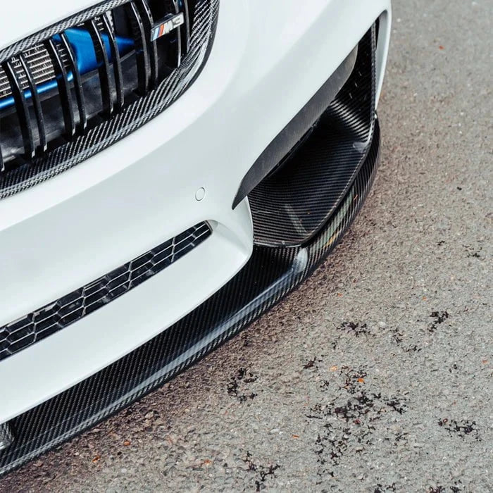 Kies-Motorsports R44 Performance MHC+ BMW M3/M4 Performance Style Front Splitter In Gloss Pre Preg Carbon Fibre (F80/F82/F83)