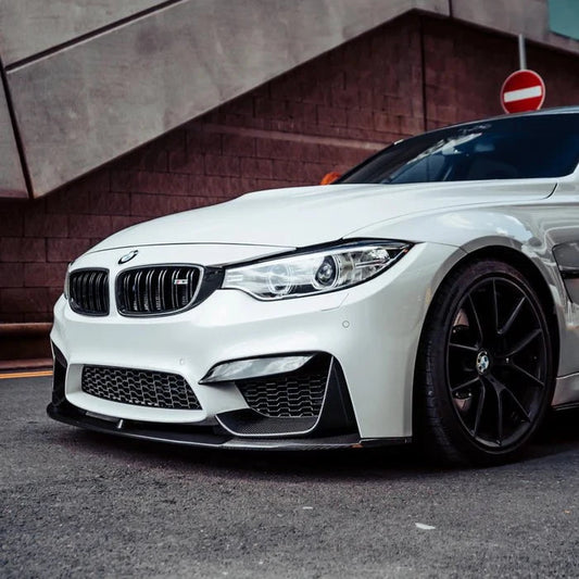 Kies-Motorsports R44 Performance MHC+ BMW M3/M4 Performance Style Front Splitter In Gloss Pre Preg Carbon Fibre (F80/F82/F83)