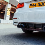 Kies-Motorsports R44 Performance MHC+ BMW M3/M4 Performance Style Rear Diffuser In Gloss Pre Preg Carbon Fibre (F80/F82/F83)