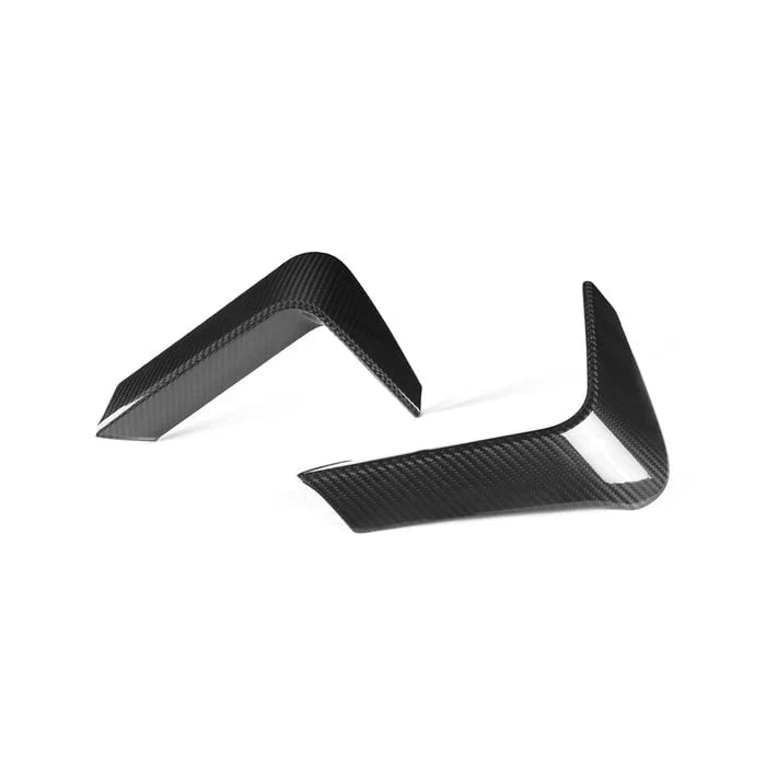 Kies-Motorsports R44 Performance MHC+ BMW M3/M4 Rear Bumper Inserts In Gloss Pre Preg Carbon Fibre (F80/F82/F83)