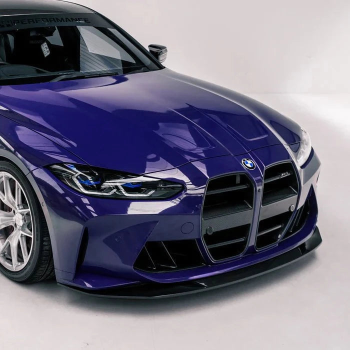 Kies-Motorsports R44 Performance MHC+ BMW M3/M4 SP1 Front Splitter In Pre Preg Carbon Fibre (G80/G81/G82/G83)
