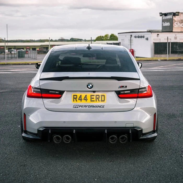 Kies-Motorsports R44 Performance MHC+ BMW M3 'M4 Style' Rear Spoiler In Pre-Preg Carbon Fibre (G80) Main image