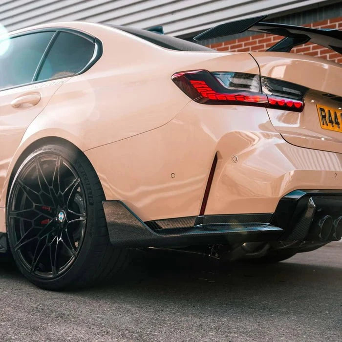 Kies-Motorsports R44 Performance MHC+ BMW M3 Performance Style Rear Side Winglets In Pre Preg Carbon Fibre (G80)