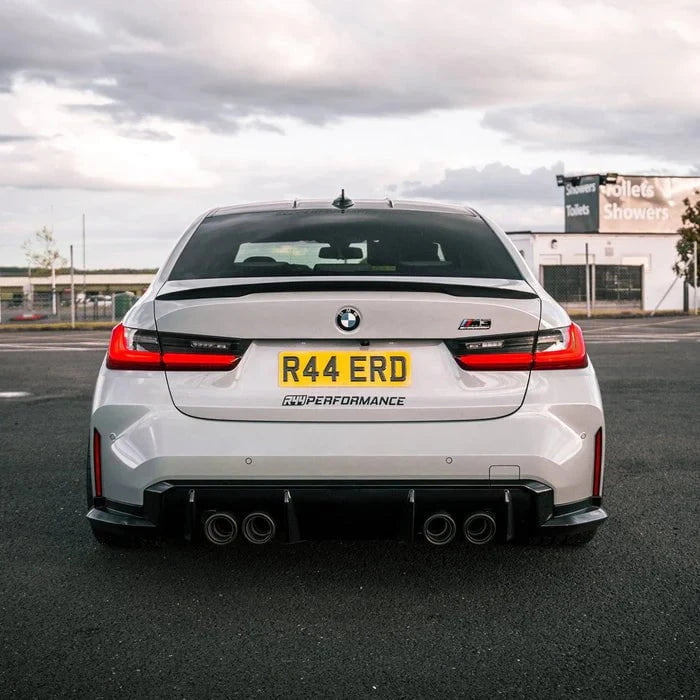 Kies-Motorsports R44 Performance MHC+ BMW M3 Performance Style Rear Spoiler In Pre Preg Carbon Fibre (G80) Main image