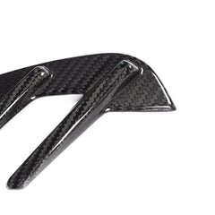 Kies-Motorsports R44 Performance MHC+ BMW M3 Side Fender Badge Covers In Gloss Pre Preg Carbon Fibre (G80/G81)