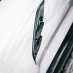 Kies-Motorsports R44 Performance MHC+ BMW M3 Side Fender Badge Covers In Gloss Pre Preg Carbon Fibre (G80/G81)