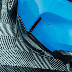 Kies-Motorsports R44 Performance MHC+ BMW M3 SS1 Rear Side Splitters In Gloss Pre Preg Carbon Fibre (G80/G81)
