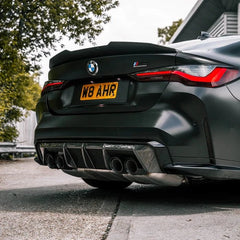Kies-Motorsports R44 Performance MHC+ BMW M4 Ducktail Style Rear Spoiler In Pre-Preg Carbon Fibre (G82)