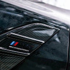 Kies-Motorsports R44 Performance MHC+ BMW M4 Full Replacement Side Badges in Pre Preg Carbon Fibre (G82/G83)