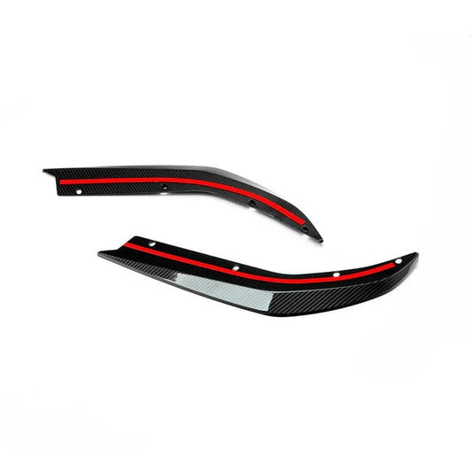 Kies-Motorsports R44 Performance MHC+ BMW M4 SS1 Rear Side Splitters In Gloss Pre Preg Carbon Fibre (G82/G83)