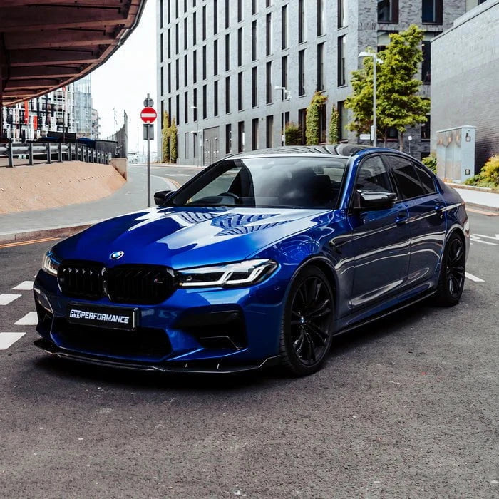 Kies-Motorsports R44 Performance MHC+ BMW M5 F90 Wing Mirror Covers In Gloss Pre Preg Carbon Fibre (2018+ F90)