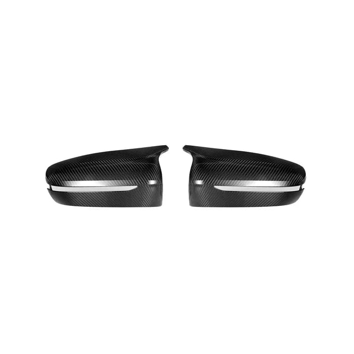 Kies-Motorsports R44 Performance MHC+ BMW M5 F90 Wing Mirror Covers In Gloss Pre Preg Carbon Fibre (2018+ F90) Main image