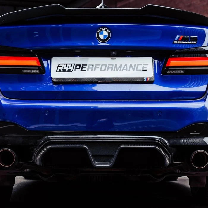 Kies-Motorsports R44 Performance MHC+ BMW M5 LCI CS Style Rear Diffuser In Pre Preg Gloss Carbon Fibre (F90)