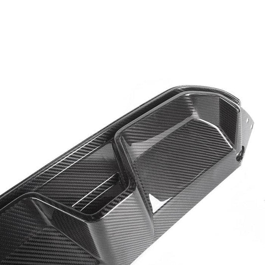 Kies-Motorsports R44 Performance MHC+ BMW M5 LCI CS Style Rear Diffuser In Pre Preg Gloss Carbon Fibre (F90)