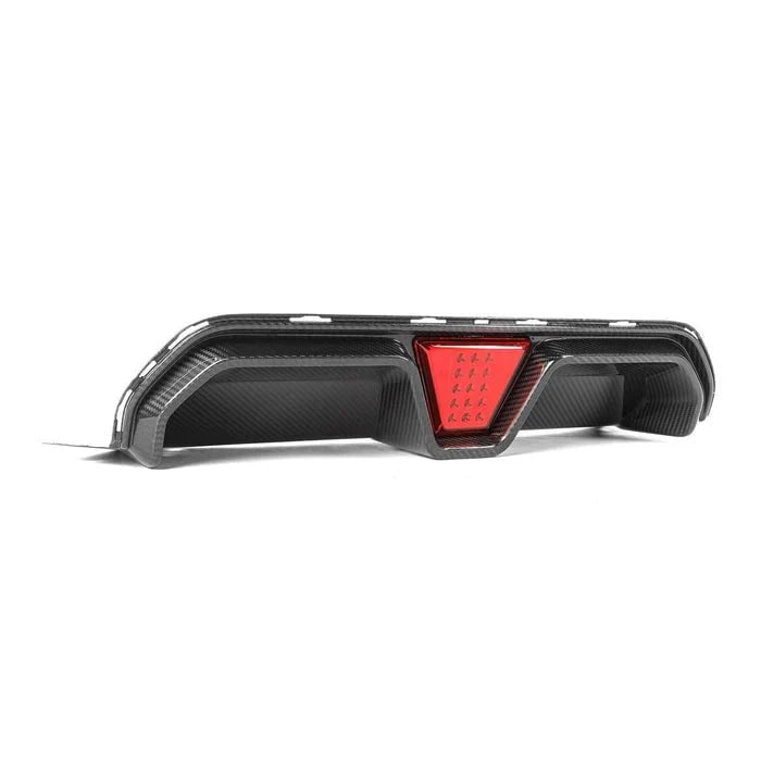 Kies-Motorsports R44 Performance MHC+ BMW M5 LCI CS Style Rear Diffuser With LED In Pre Preg Gloss Carbon Fibre (F90)