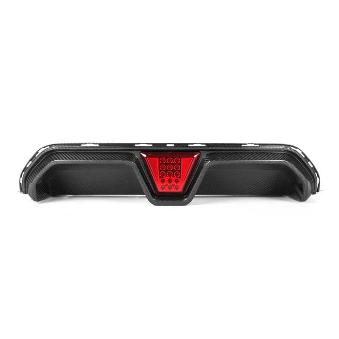 Kies-Motorsports R44 Performance MHC+ BMW M5 LCI CS Style Rear Diffuser With LED In Pre Preg Gloss Carbon Fibre (F90)