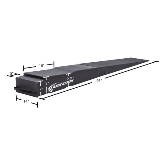 Kies-Motorsports Race Ramps Race Ramps 9in. Trailer Ramps w/ Flap Cutout