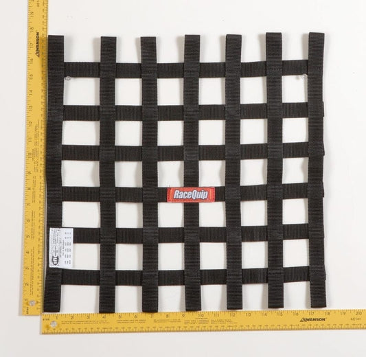 Kies-Motorsports Racequip RaceQuip Black 18 X 18 SFI Ribbon Net